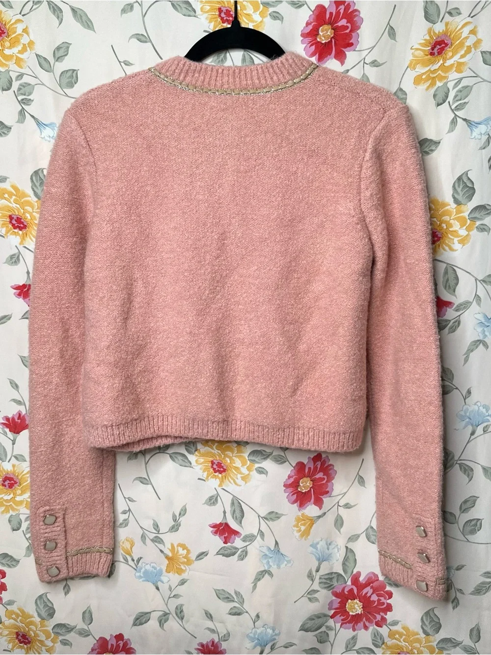 BEAUTIFUL Elegant Pink Cardigan Sweater | Women’s Size M